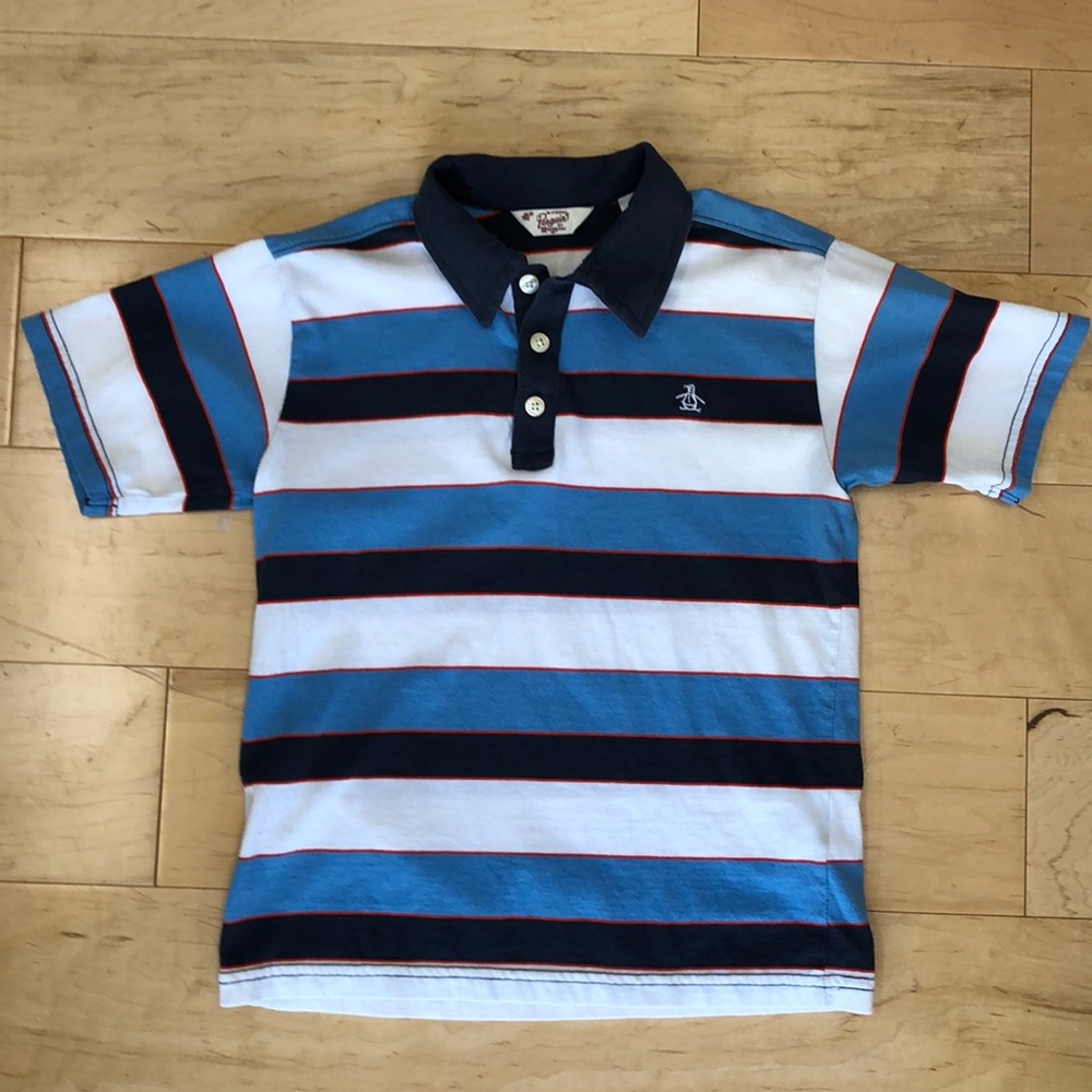 Kids Original Penguin polo shirt size 5/6